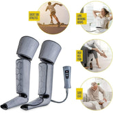 Leg Massager for Circulation with Heat Compression - Calf, Foot, Thigh Massager - 6 Modes, 4 Intensities - Pain Relief & Relaxation