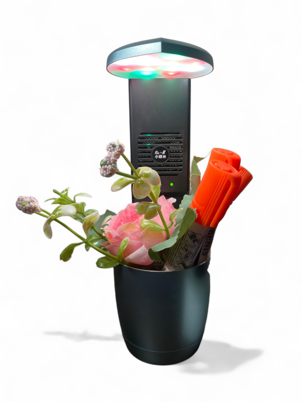 Smart Multi-Use Flower Pot with Built-in Air Purifier & Storage