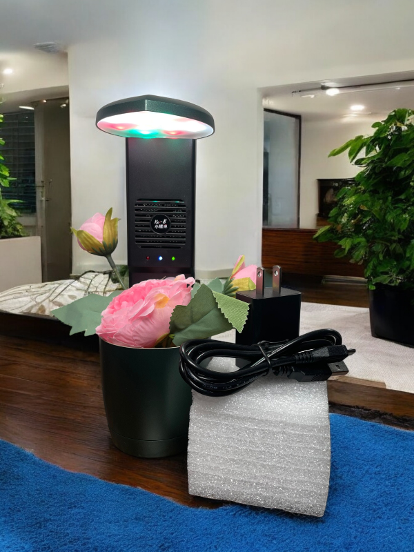 Smart Multi-Use Flower Pot with Built-in Air Purifier & Storage