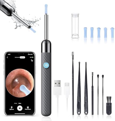 Earwax Remover Tool with 8 Pcs Ear Set - with Camera