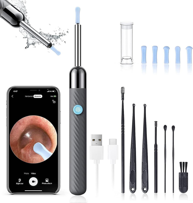 Earwax Remover Tool with 8 Pcs Ear Set - with Camera