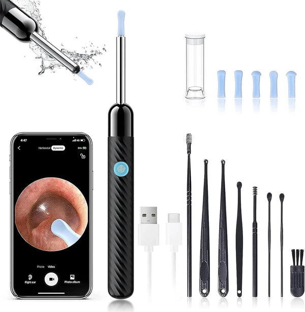 Earwax Remover Tool with 8 Pcs Ear Set - with Camera