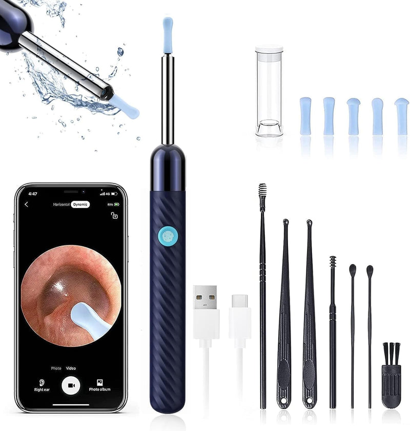 Earwax Remover Tool with 8 Pcs Ear Set - with Camera