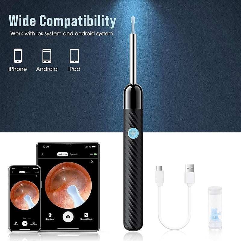 Earwax Remover Tool with 8 Pcs Ear Set - with Camera