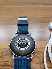 Skagen faster 3 3572 Dail colour black Strap colour blue Strap material silicon (used)