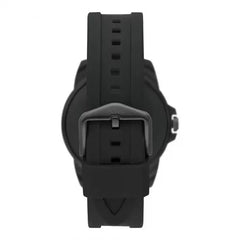 Fossil Gen 5E Stainless Steel HR Touchscreen For Men, Smartwatch with Speaker, Heart Rate, GPS, Music Storage and Smartphone Notifications, Leather Strap (Black) (Pre-Owned)