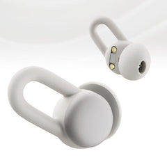 Faulty Amazfit Zenbuds Smart Sleep Earbuds, Noise Blocking, in-Ear Alarm, Soothing Sounds, Light and Comfortable, in-Ear Alarm Detection, Cloud White