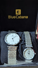 Blue Cabana Diamond Edition couple watch ⌚